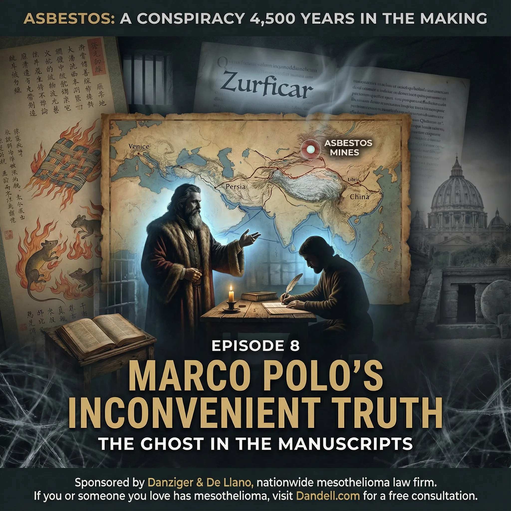 Episode 8: Marco Polo's Inconvenient Truth — The Ghost in the Manuscripts - Cover Art