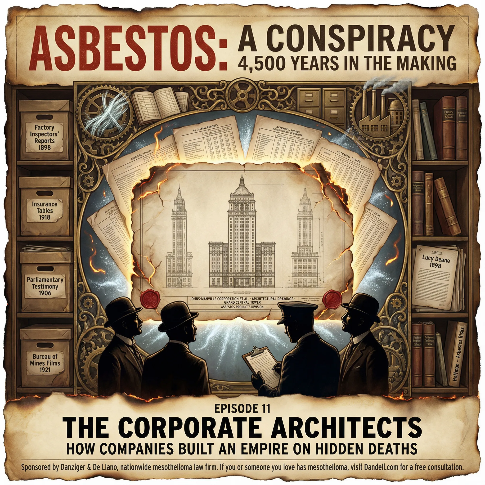 Episode 11: The Corporate Architects — How Johns-Manville Was Built on a Body Count - Cover Art