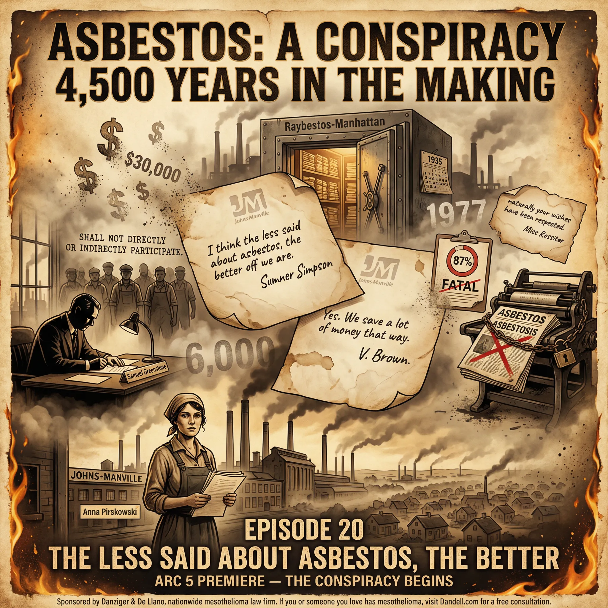 Episode 20: The Less Said About Asbestos, the Better - Cover Art